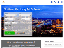 Tablet Screenshot of northernkentuckyhomesforsale.com